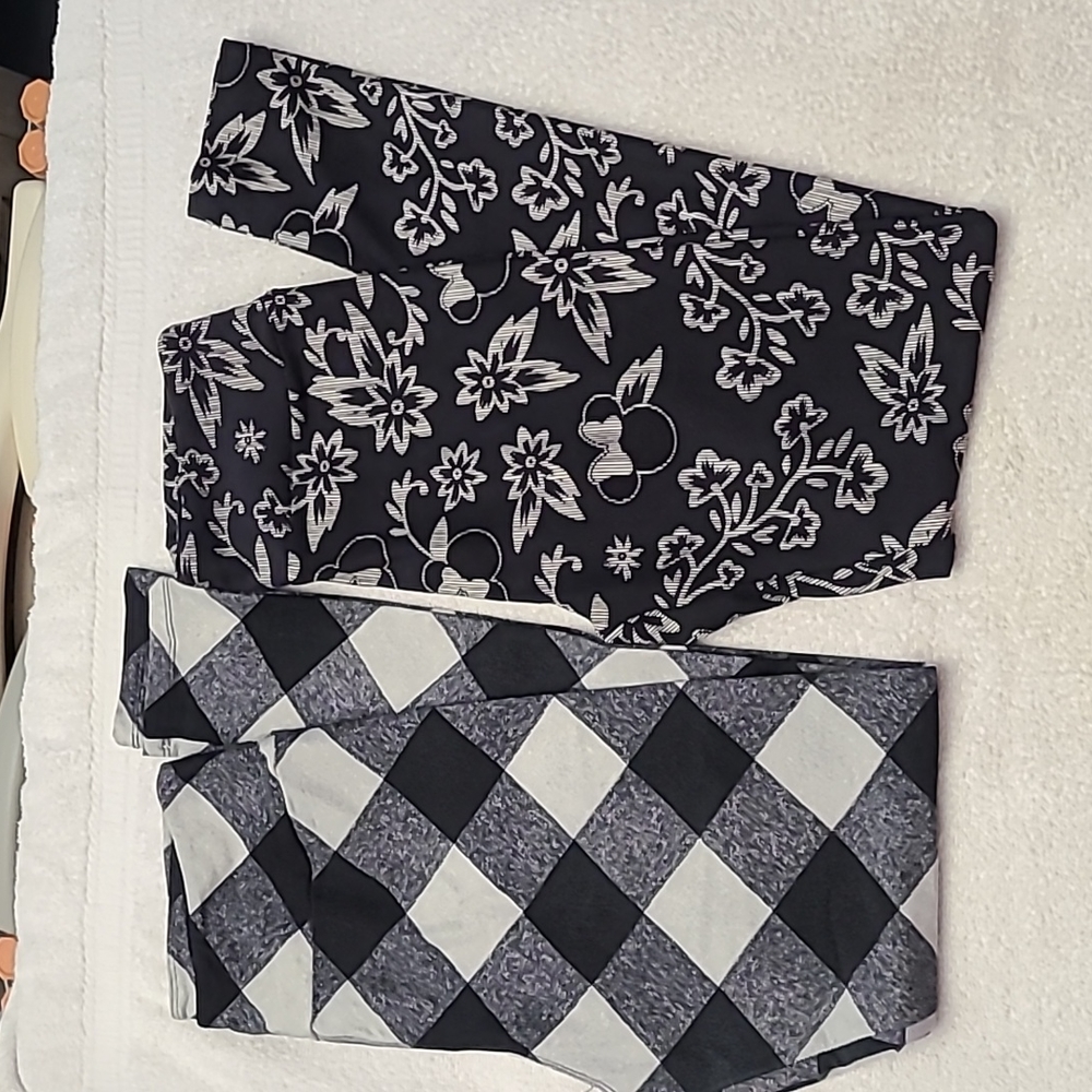 LuLaRoe Women's One-Size Buttery Soft Leggings NWOT Disney Minnie Mouse 🐭